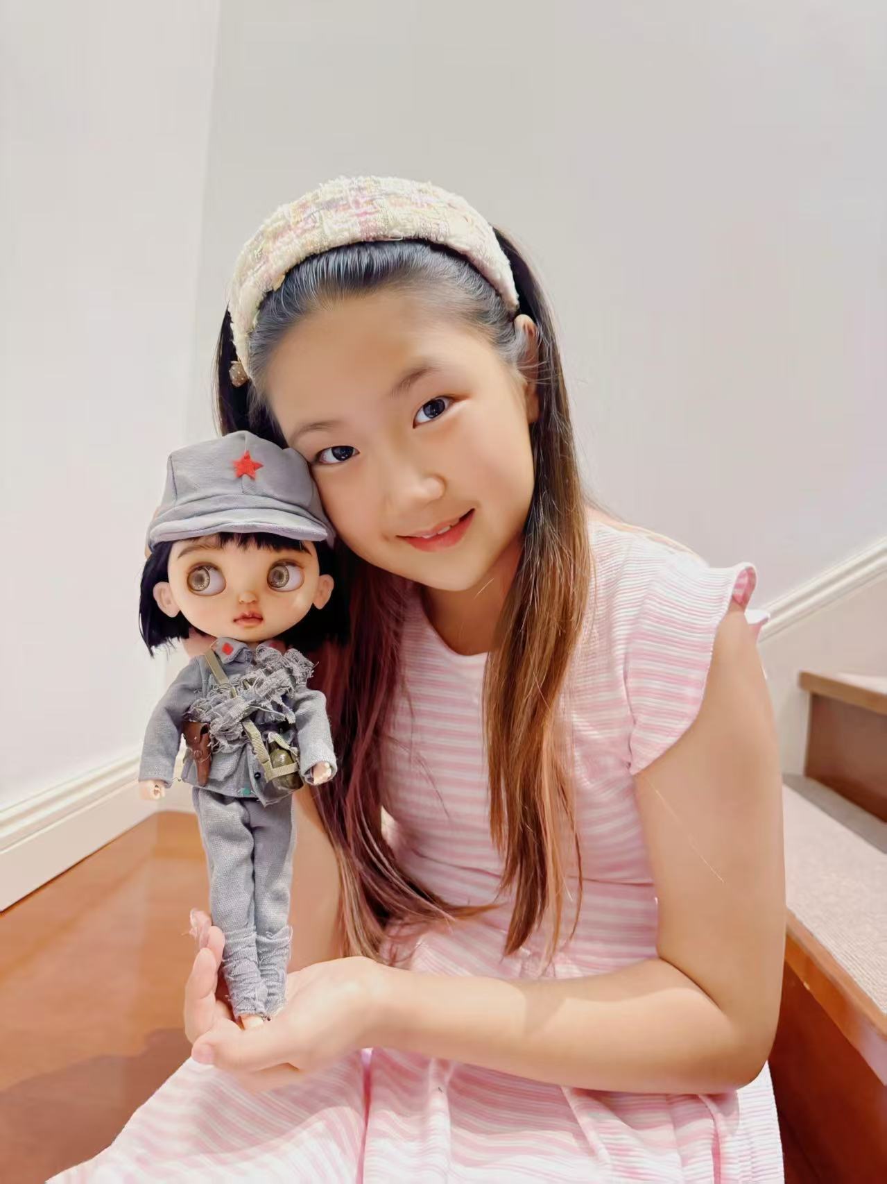 为胜利80周年献礼！最小改娃师任晴美制作红军娃娃 